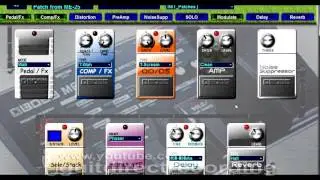 01 BOSS ME 25 ANDY TIMMONS Guitar Overdrive Sound PATCH Settings USB