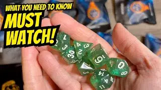 QMAY Polyhedral Dice Review | 8‑Piece Mystery RPG Dice Set for Dungeons & Dragons & Tabletop Games