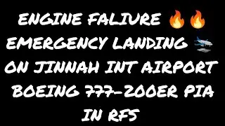 Normal flight ✈️ BUT WITH SUDDEN ENGINE FALIURE 🔥 BY CAPTAIN TALHA BAKKA RFS PRO/RFS COMMANDER