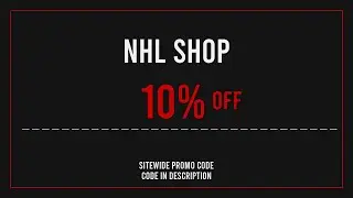 NHL Shop Discount Code 2025 April