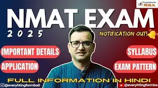 NMAT EXAM | NOTIFICATION OUT| EXAM PATTERN | TOP COLLEGES | ELIGIBILITY | SYLLABUS