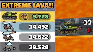 ТАНК НЕПОБЕДИМ НА КАРТЕ ЭКСТРЕМАЛЬНОЙ ЛАВЫ!! 🤯🔥 В ОБЗОРЕ СООБЩЕСТВА - Гонки по холмам 2