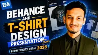 Behance Portfolio Tutorial 2026  How To Make Professional Portfolio & Upload T-Shirt Design Projects
