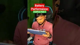Bgmi Battery Performance Test OnePlus Pad 3 #shorts #onepluspad3 #bgmi