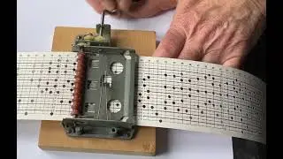 Card Strip playing Musical Box 20 note model plays Ode to Joy by Beethoven