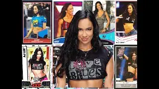 AJ Lee:  A Tribute to the Former Divas Champion in Wrestling Cards WWE #wwe #prowrestling #ajlee