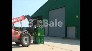 The Waste Wizard Compactor Baler: Bin Compact Bale