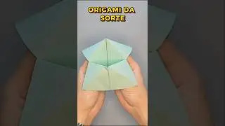 Como Fazer um Origami da Sorte F&aacute;cil em Minutos!