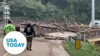 Flooding in Lake Lure and more North Carolina causes damage | USA TODAY