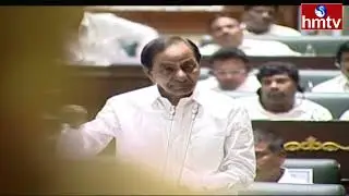 CM KCR Strong Reply To Akbaruddin Owaisi in Telangana Assembly | hmtv