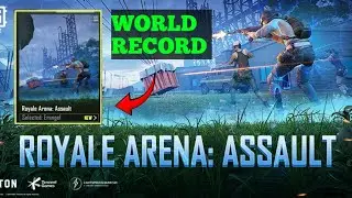 WORLD RECORD IN NEW ROYAL ARENA ASSAULT|  pubg mobile/ BGMI