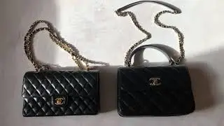 Chanel classic flap bag 25 vs. Trendy CC