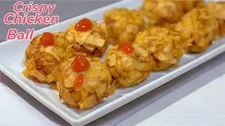 Рецепт хрустящих куриных шариков / жареных куриных шариков | Рецепт куриных самос с шариками в ки...