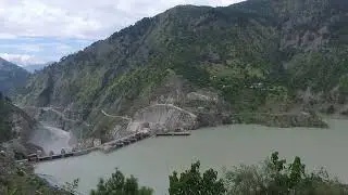 Baglihar Hydroelectric Power Project 900 MW (Baglihar Dam Landscape View) Part 1