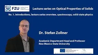 No. 1 Introductions, lecture series overview, spectroscopy, solid-state physics