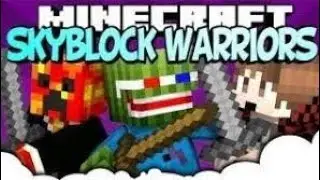MINECRAFT Mini-game: SKYBLOCK WARRIORS 3v3v3 with friends! | Bashurverse