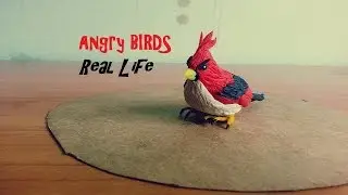 Angry Birds - real life clay figure (red bird)