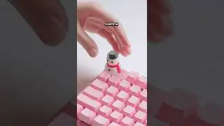 Do You Wanna Build A Snowman☃☃☃🎁🎁🎁 #3dprinting #craft #diy #keyboard #christmas