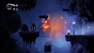 Hollow Knight - After some Dash power usage, it's back to the Fungal Wastes!