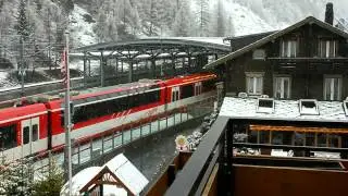 T&auml;sch Train Station - Switzerland