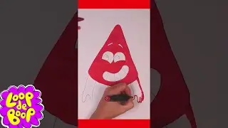 🔴 Colour in Colourblock Red! 🖍️ | Learn Colours and Art | Colourblocks | Little Zoo