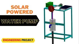 SOLAR OPERATED WATER PUMP| Solar Powered Water Pump for Agriculture Irrigation| MECHANICAL PROJECT