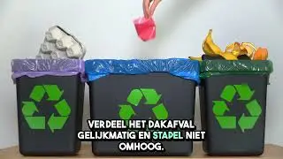 Dakafval container vullen: hoe hoog mag dat?