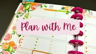 Plan with Me // Classic Wellness Happy Planner // August 19th - 25th