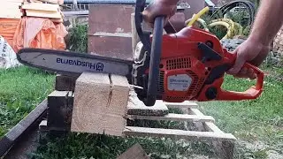 What brand of chainsaw do you use?Please write a comment under the VIDEO! Husqvarna Chainsaw?
