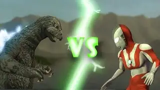 Godzilla vs Ultraman (Gmod Animation)