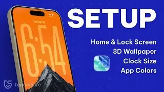How to Customize iOS 26 iPhone: Home & Lock Screen, 3D Wallpaper, Clock Size& App Colors