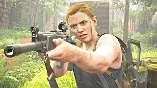 Abby's Perfect Aim ● The Last Of Us Part 2 / GROUNED+ HEADSHOTS ONLY Gameplay - 4K PS5