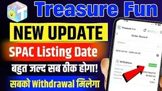 Treasure NFT New Update Today // USDT WITHDRAWAL // Block chain ⛓️ Listing // #tuft #treasurenft 