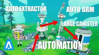 ASTRONEER | Auto Extractor | Auto Arm | Large Resource Canister