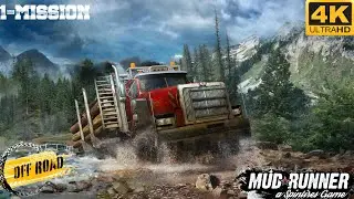 Mudrunner Mobile gameplay walkthrough (android, ios)1-Mission#ABTechGamer