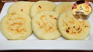 En México le llamamos Gorditas rellenas De Queso #arepas / súper Deliciosas!