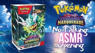 Pokemon Twilight Masquerade Build and Battle Box | ASMR Unboxing | No Talking Opening