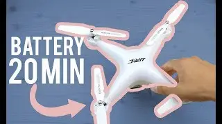 JJRC h68 bellwether review - Cheap Tiny Phantom 4 with 20 min battery life?