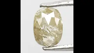 0.86 CT Natural Yellow Diamond: Translucent Oval Loose Diamond