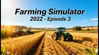 Farming Simulator 22 - Elmcreek - Timelaps Ep.3 - New Harvesting field