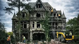 ABANDONED Castle RESTORATION TRANSFORMING This Ruin Into A $50M Masterpiece!
