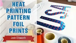 Project Press It: Heat Printing Pattern Foil Prints