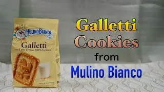 Galletti Cookies from Mulino Bianco, Closeup Look