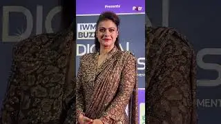 Kajol At Iwm Buzz Digital Awards Season 6 #kajol #b4upaps #bollywood #shorts