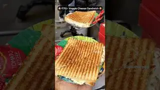 😱 ₹70/- Veggie Cheese Sandwich 🥵 #shorts #viralvideo #trending #youtubeshorts #shortvideo #short
