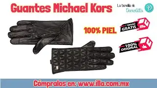 Guantes Michael Kors Triangle Quilted Leather Gloves TDD