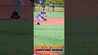 ⚾👏Whoa! Epic Baseball Snag & Throw by 3rd Baseman! 🌟