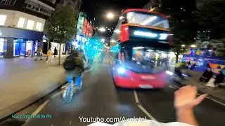 Oncoming bus driver over the lane overtaking cyclist. Failed to identify the driver, Taken to court.