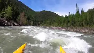 Rafting the Middle Fork of the Flathead River at 9,000 CFS