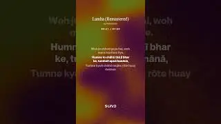 Lamha | Remastered Official Lyric Video